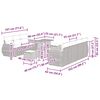 vidaXL Set Divano da Giardino con cuscino 10 pcs Grigio polyrattan