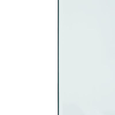 vidaXL Lastra in Vetro per Caminetto Rettangolare 120x50 cm