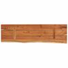 vidaXL Mensola a Muro 70x20x3,8cm Rettangolare Legno Acacia Bordi Vivi