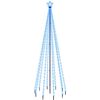 vidaXL Albero di Natale con Puntale Blu 310 LED 300 cm