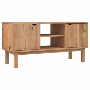 vidaXL Mobile TV OTTA 113,5x43x57 cm in Legno Massello di Pino