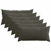 vidaXL Federa 6 pz HEERLEN Antracite 40 x 80 cm corduroy