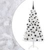vidaXL Albero di Natale artificiale con palline 210 cm 300 LED