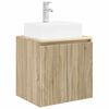 vidaXL Mobile Lavabo da Parete Rovere Sonoma 49,5 x 41 x 62,5 cm