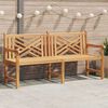 vidaXL Panchina da giardino Marrone 180 x 60 x 90 cm