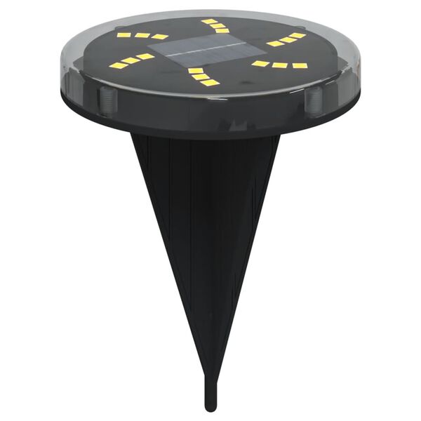 vidaXL Luci Solari da Terra con Picchetti da Esterno 4pz Bianco Caldo