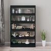 vidaXL Libreria/Divisorio Nero 100x30x166 cm
