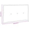 vidaXL Cuscino per Schiena Talpa 80 x 50 cm Tessuto in Microfibra