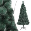 vidaXL Albero di Natale Artificiale con Supporto Verde 180 cm PET