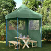 vidaXL Tenda Party Verde 200 x 200 x 306 cm Tessuto Oxford