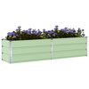 vidaXL Fioriera Verde Pastello 480 x 50 x 45 cm Acciaio zincato