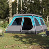 vidaXL Tenda Familiare a Cupola 8 Persone Blu a Rilascio Rapido