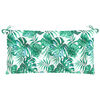 vidaXL Cuscino Panca Giardino a Foglie 110x50x7 cm in Tessuto Oxford