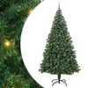 vidaXL Albero di Natale artificiale con 300 LED Verde 240 cm