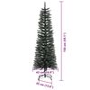 vidaXL Albero di Natale artificiale con 150 LED Verde 43 x 43 x 150 cm