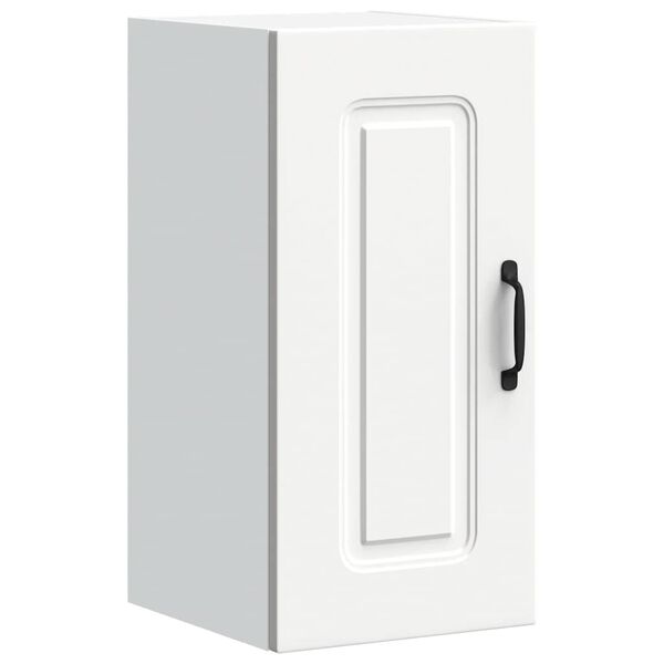 vidaXL Pensile da Cucina Kalmar Bianco in Legno Multistrato