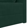 vidaXL Divano-letto da pavimento 200cm Verde Scuro Velluto