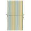 vidaXL Cuscini per Sedie Giardino 2 pz Multicolori 100x50x3 cm