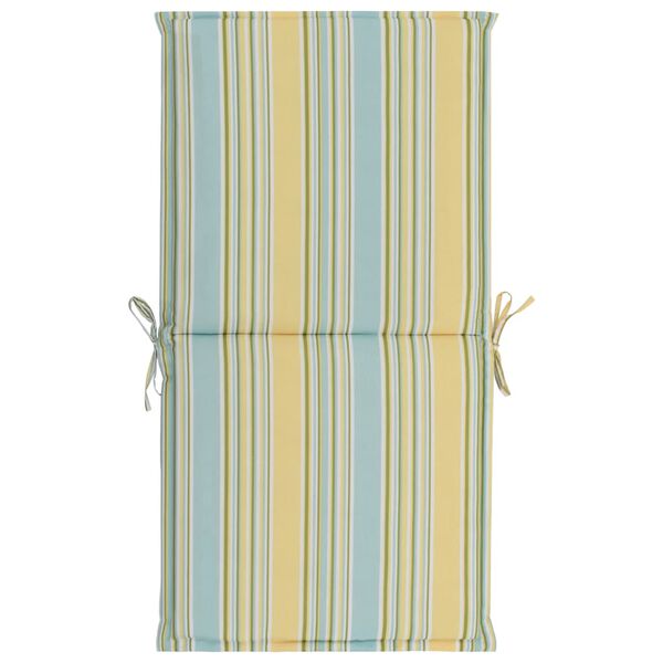 vidaXL Cuscini per Sedie Giardino 2 pz Multicolori 100x50x3 cm