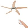 vidaXL Ventilatore da soffitto con luce &Oslash; 130 cm Sonoma