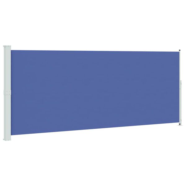 vidaXL Tenda Laterale Retrattile per Patio 200x500 cm Blu