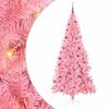 vidaXL Albero di Natale Rosa 210 cm PVC
