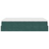 vidaXL Struttura Letto Pouf con Materasso 120x200 cm Velluto