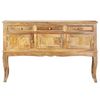 vidaXL Credenza 110x35x75 cm in Legno Massello di Mango