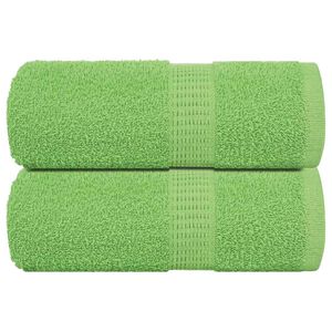 vidaXL Asciugamani FROGN 2 pz Verde Mela 30x30 cm 360 g/m&sup2;