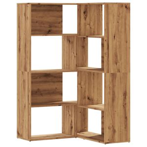 vidaXL Libreria 4 Ripiani Rovere Artigianale 85x85x140 cm Truciolare