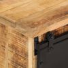 vidaXL Credenza 80x30x55 cm in Legno Grezzo Massello di Mango