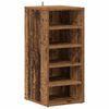 vidaXL Mobile per scarpe 32 x 35 x 70 cm Legno antico