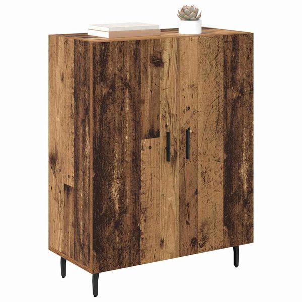vidaXL Credenza Legno vecchio 69,5 x 34 x 90 cm Legno multistrato