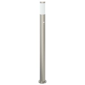 vidaXL Lampada a paletto con sensore 110 cm Acciaio Inox IP44