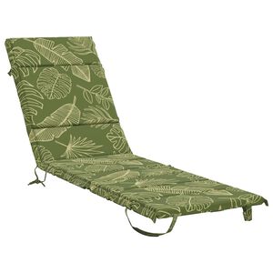vidaXL Cuscino per Lettino GEMERT 100% Poliestere Design a foglia