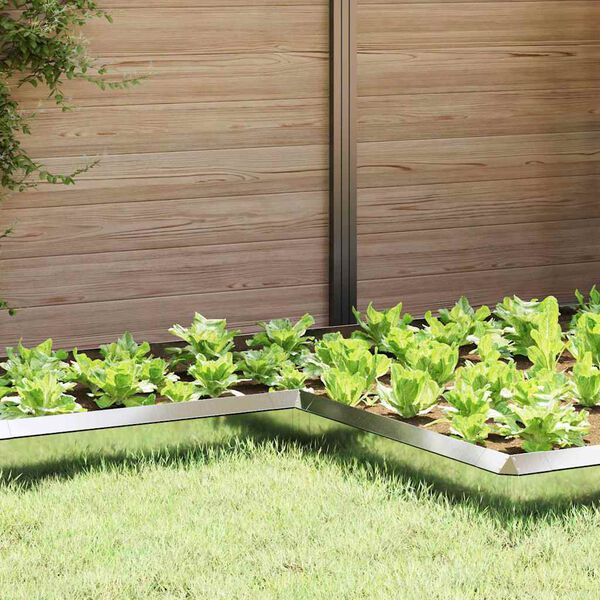 vidaXL Recinto per lumache 4 pcs Argento 10 x 10 x 25 cm