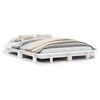 vidaXL Letto senza Materasso Bianco 150x200 cm Legno Massello di Pino