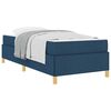 vidaXL Struttura del letto Blu 90 x 190 cm Tessuto