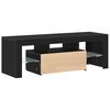 vidaXL Mobile TV Rovere Nero 120 x 35 x 40 cm Legno multistrato