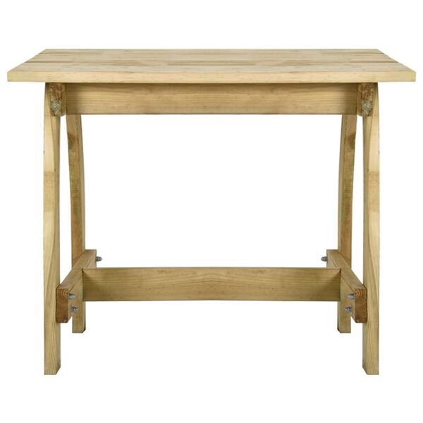 vidaXL Set da Pranzo da Giardino 3 pz in Legno di Pino Impregnato