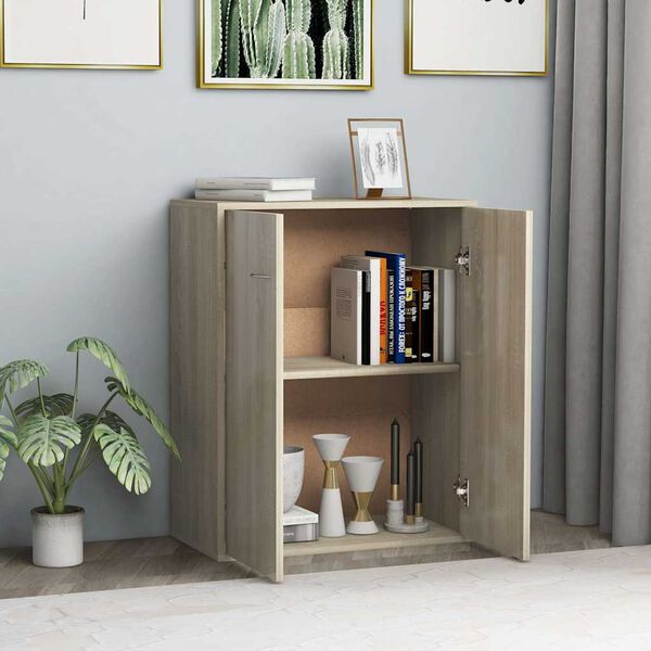 vidaXL Credenza Rovere Sonoma 60x30x75 cm in Legno Multistrato