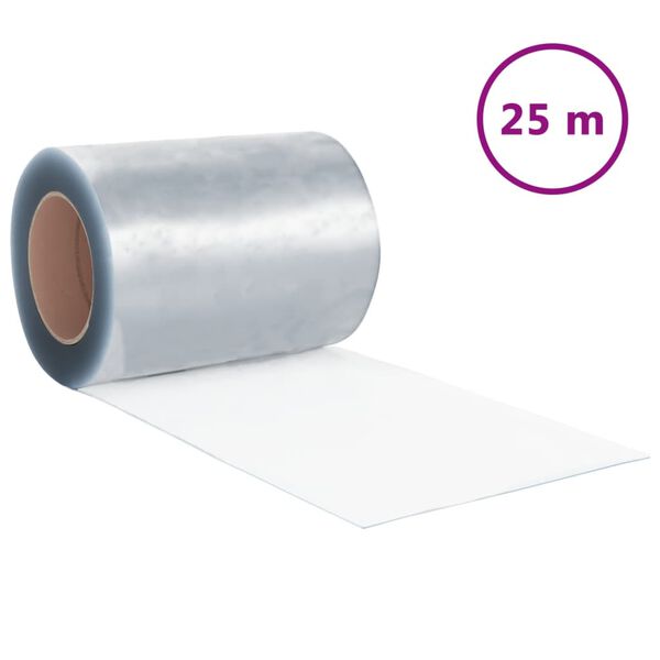 vidaXL Rotolo per Tenda a Strisce in PVC 2,6mm x 300mm 25 m