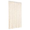 vidaXL Tenda Antimosche Beige e Bianca 100x200 cm in Ciniglia