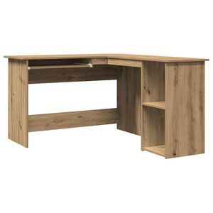 vidaXL Scrivania Angolo Artigianale 120x140x75 cm Legno Multistrato