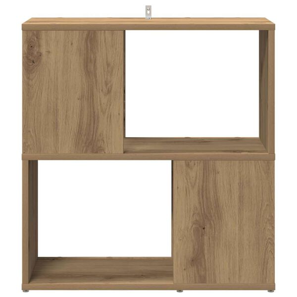 vidaXL Libreria Rovere Artigianale 60x24x63 cm Legno Multistrato