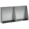 vidaXL Muro di contenimento 2 pz 40 x 12 x 30 cm Acciaio zincato