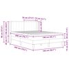 vidaXL Struttura del letto Grigio chiaro 140 x 200 cm Velluto