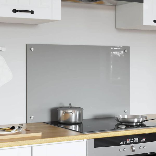 vidaXL Rivestimento da Cucina Grigio chiaro 80 x 50 x 0,6 cm