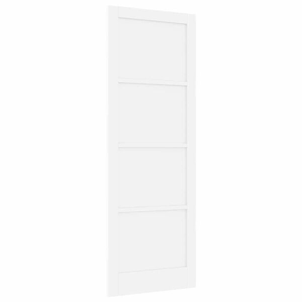 vidaXL Porta Interna ORKDAL Bianco 83 x 232 cm Legno compensato