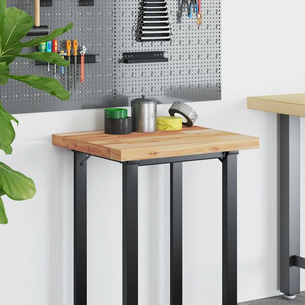 vidaXL Piano Scrivania a Olio 80x50x4 cm Legno Massello di Acacia